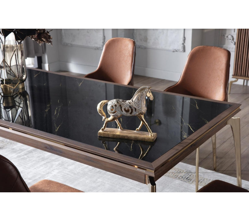Krino Glass Top Dining Table