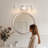 Ayushma Dimmable Crystal LED Bathroom Vanity Light with Glass Shade-487261667-491446989