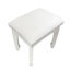 Vantiy Stool With Cushion And Solid Leg For Bedroom,white