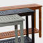 Console Eucalyptus, table de vestibule, table Hoyer avec deux tablettes-791447523