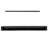 Stowe Rustic Charcoal Wood Fireplace Mantel Shelf - With Dark Hand Brushed Sand Groove Pattern-86655793