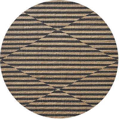 Tapis beige / noir Kraker