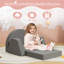 Modular Play Couch, Single Toddler Sofa, DIY Convertible Sofa with Soft Sponge Cushions-508978233