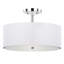 Billie Fabric Semi Flush Mount
