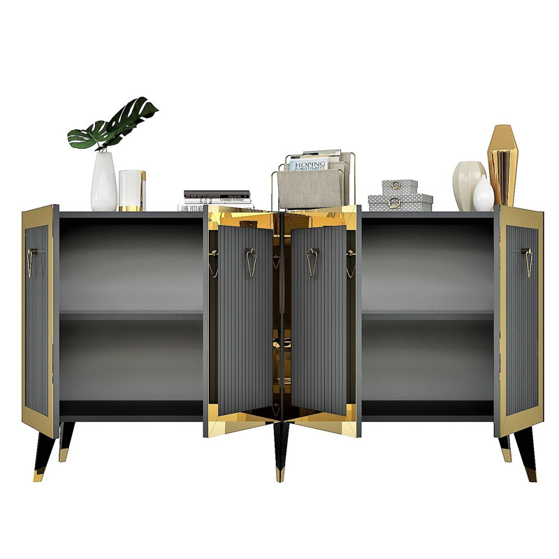 Console, Anthracite/Gold