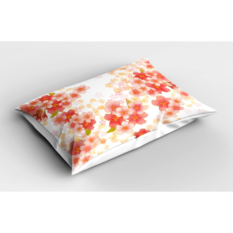 Yellow Polyester Microfiber Piece Sham, Twin