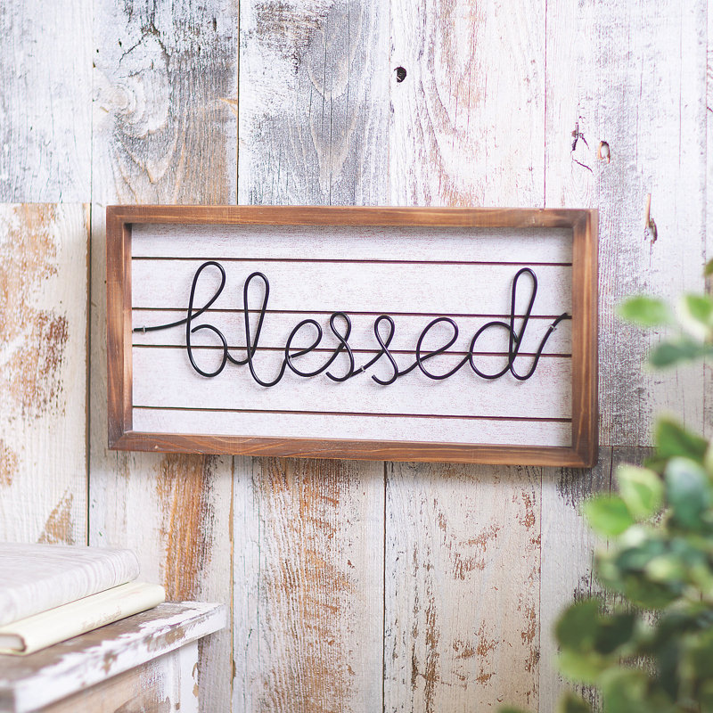 Farmhouse Religious & Spiritual Wall Decor on Metal