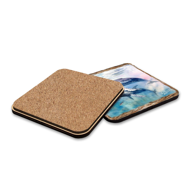 Ensemble de napperons et baleines en bois