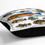 Exotic Fish Illustration Cushion with Filling-58130785-58130787