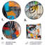 Portrait de femme pop art I - impressions sur métal tendance-1976312923