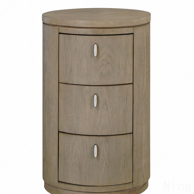 Oval Nightstand - Toffee