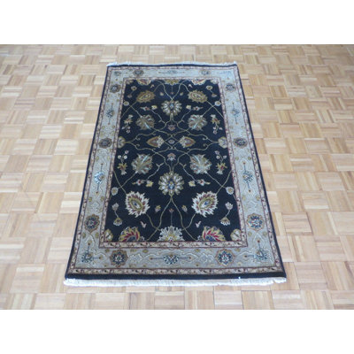 Beane One-of-a-Kind 3'10" X 6'2" Wool Area Rug in Black