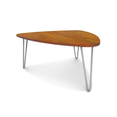 Duane Guitar Pick Coffee Table With Metal Legs