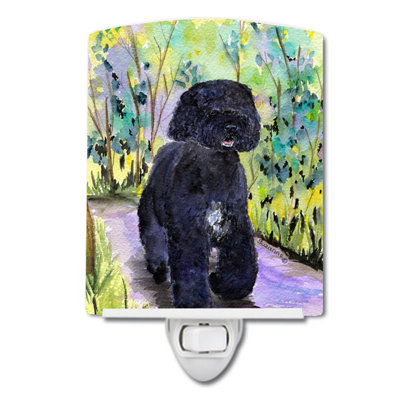 Portuguese Water Dog Ceramic Night Light