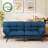 Convertible Futon Sofa Bed: Memory Foam Couch With Adjustable  Armrests & Backrest For Living Room, Office And Apartment - Easy Assembly-182955080