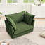 Fauteuil avec 1 coussin à haut dossier, 2 coussins décoratifs et un grand coussin de rembourrage respirant,-1822143128