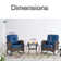 Gaetanino Wicker Rattan Outdoor Rocking Chair Set with Side Table (2 chairs and 1 side table)