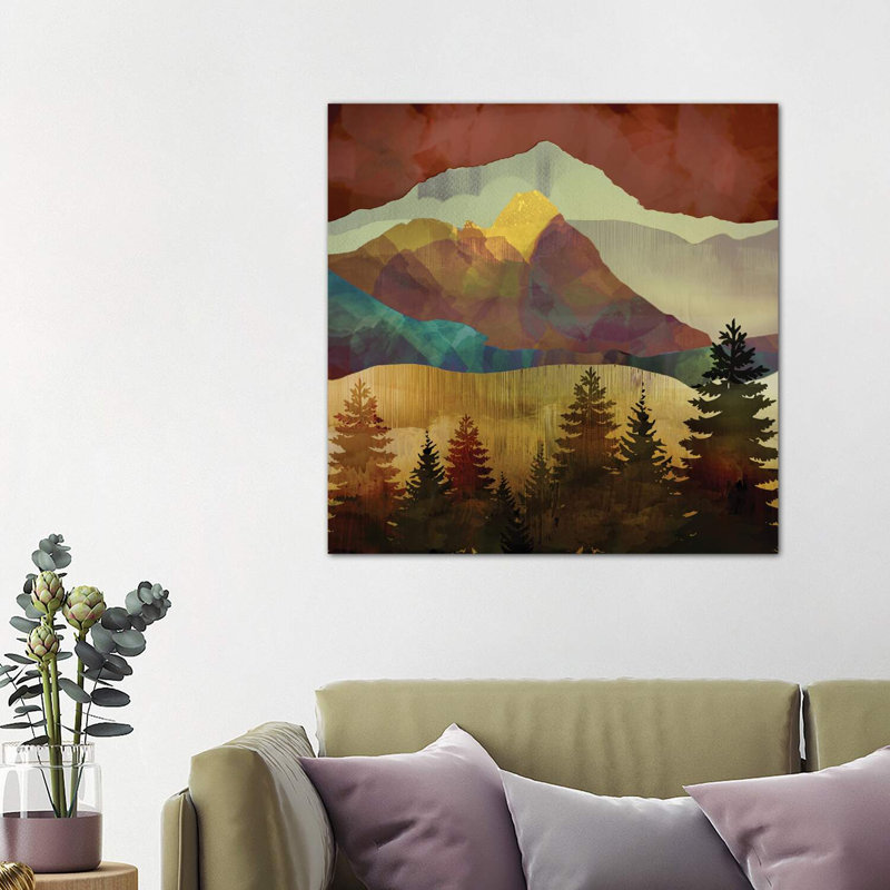 Arbres d'automne - impression, Toile tendue, H 37 po x l 37 po x P 1,5 po