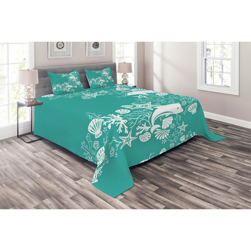 Coastal Polyester Coverlet