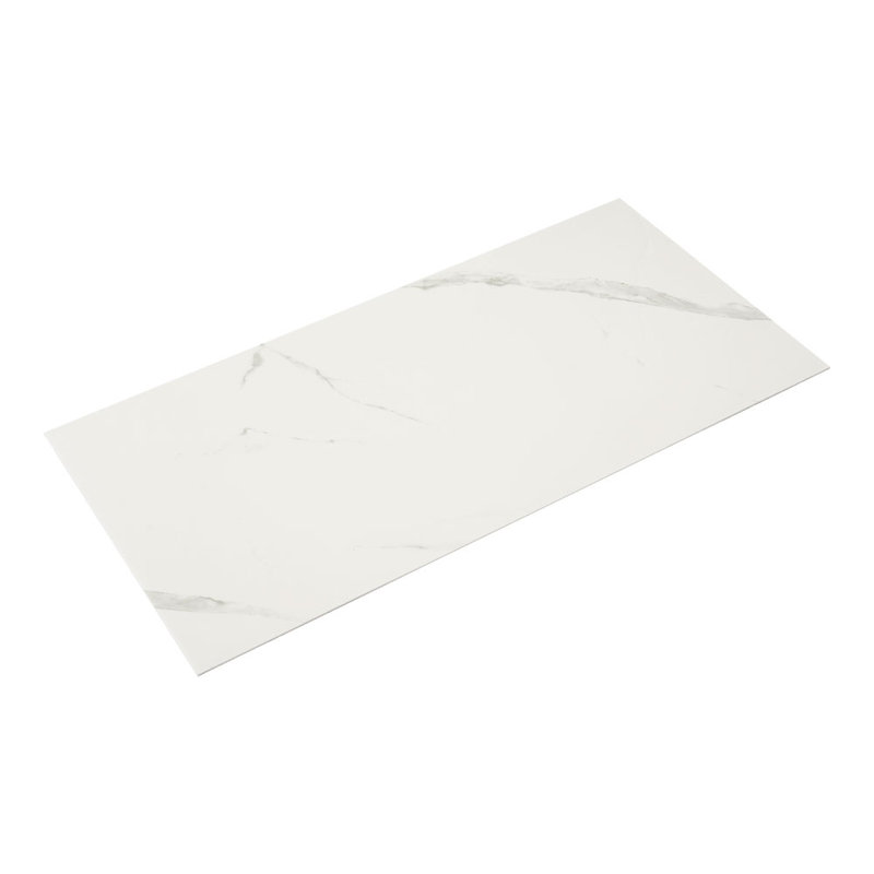 Polyvinyl Chloride (PVC) Peel and Stick Field Tile, White, 30 cm x 60 cm