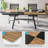 Metal Base Writing Desk
