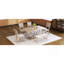 6-Piece Wood Dining Table Set Kitchen Table Set With Long Bench And 4 Dining Chairs, Modern Style, Natural