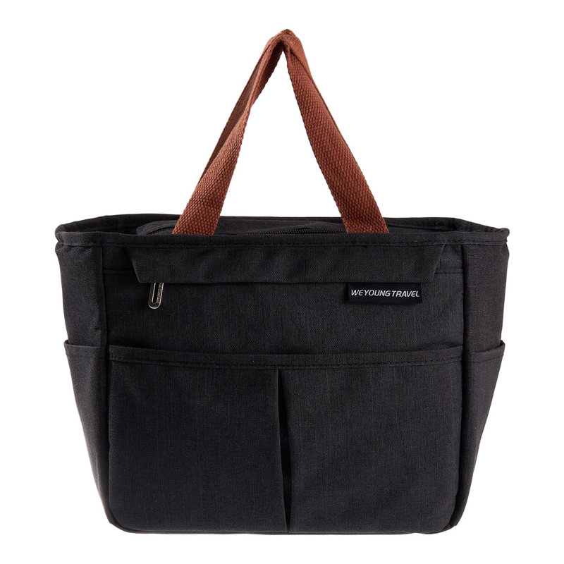6.5L Portable Insulated Lunch Bag, Black