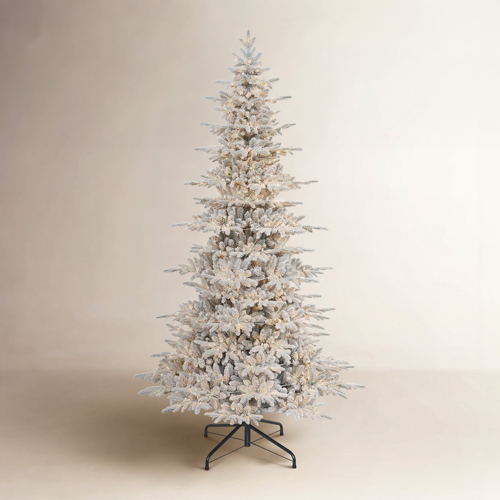 Gervon Lighted Artificial Fir Christmas Tree