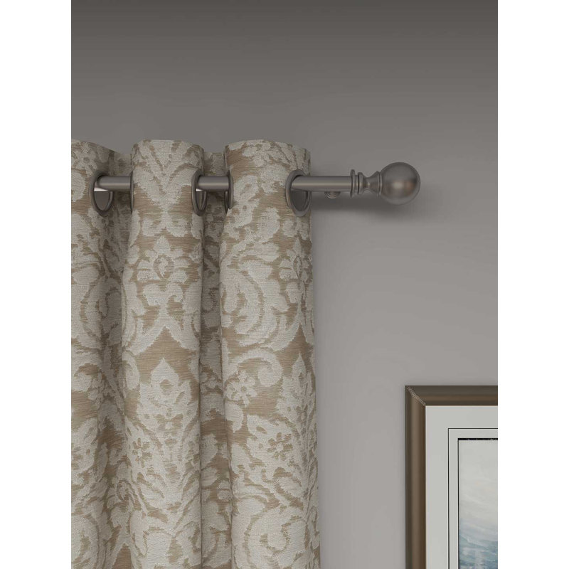 Ruano Room Darkening Curtain Pair, Sand
