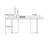 Rectangular domestic cave rock dining table-2133886911