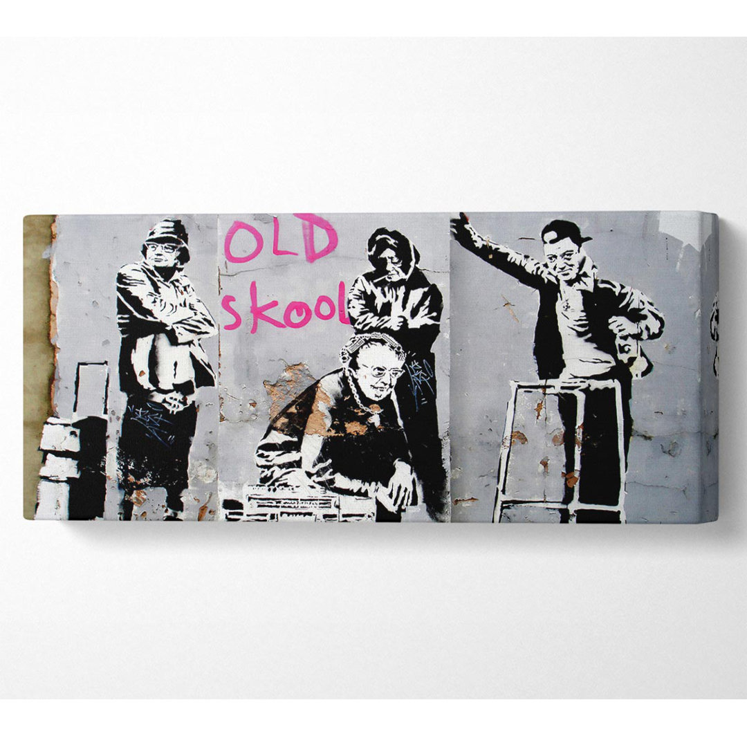 Old Skool - Kunstdrucke auf Leinwand - Wrapped Canvas