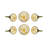 Talid 1.6" Diameter Round Knob Multipack