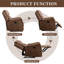 Fauteuil inclinable en similicuir 37 po Emony-164314602