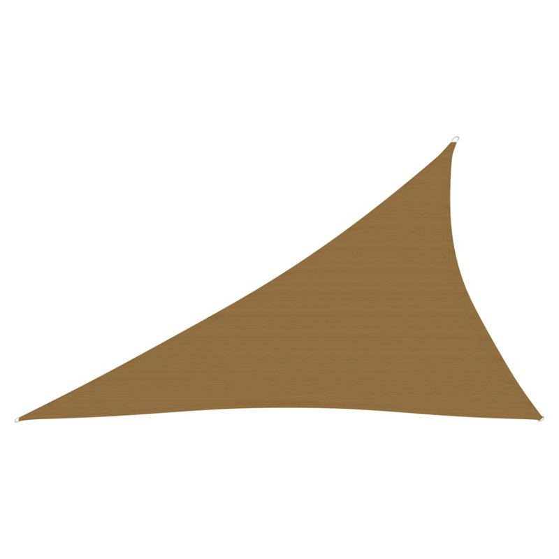 Finesse 4m x 5m Triangular Shade Sail, Taupe