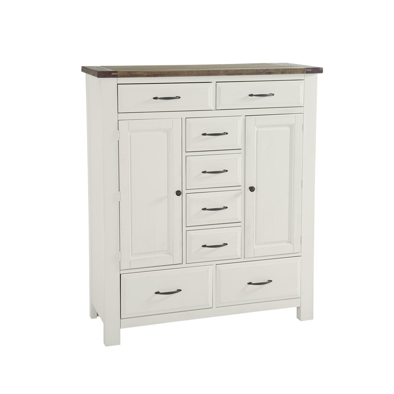 Sweater Solid Wood 50'' W 8 - Drawer Dresser