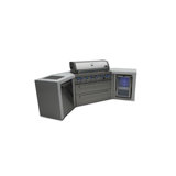 Mont Alpi 6-Burner 45-Degree Deluxe Stainless Steel Outdoor Island Grill with Compact Refrigerator