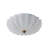 3-Light French Flower Dimmable Semi Flush Mount -1439140987