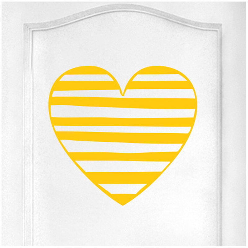 Wall Decal, Dark Yellow
