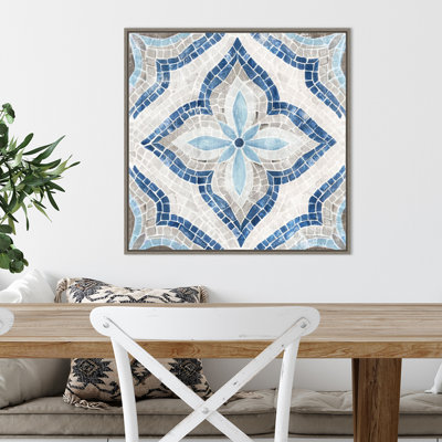 Cheatum " Blue Single Moroccan Tile " by Eva Watts