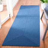 Braided Hand Woven Performance Machine Washable Solid Color Rug