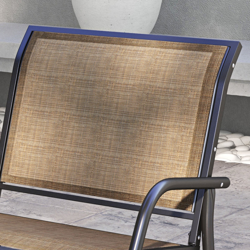 Fauteuil oscillant Outsunny (excluant la table)