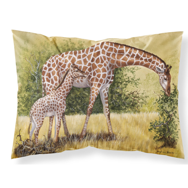 Taie d'oreiller girafes
