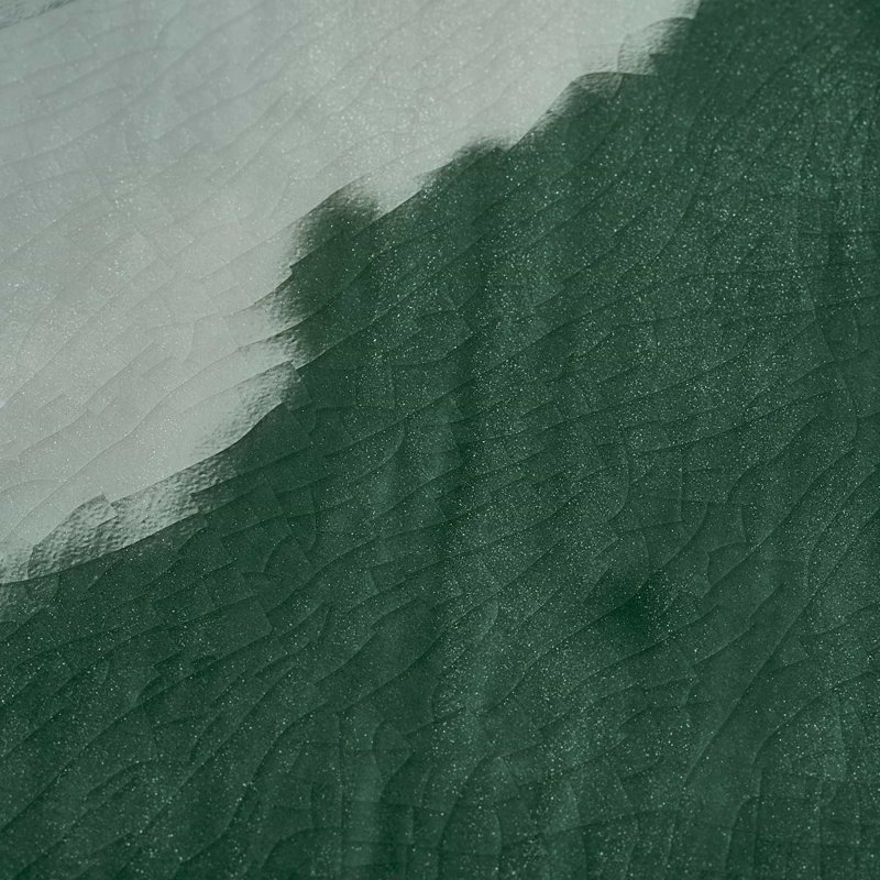 Nabi Subway 4.5x9 Subway Polished Glass Tile, Deep Emerald Green