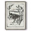 Linocut Style Seabird IV, reproduction encadrée - bois massif-645680441