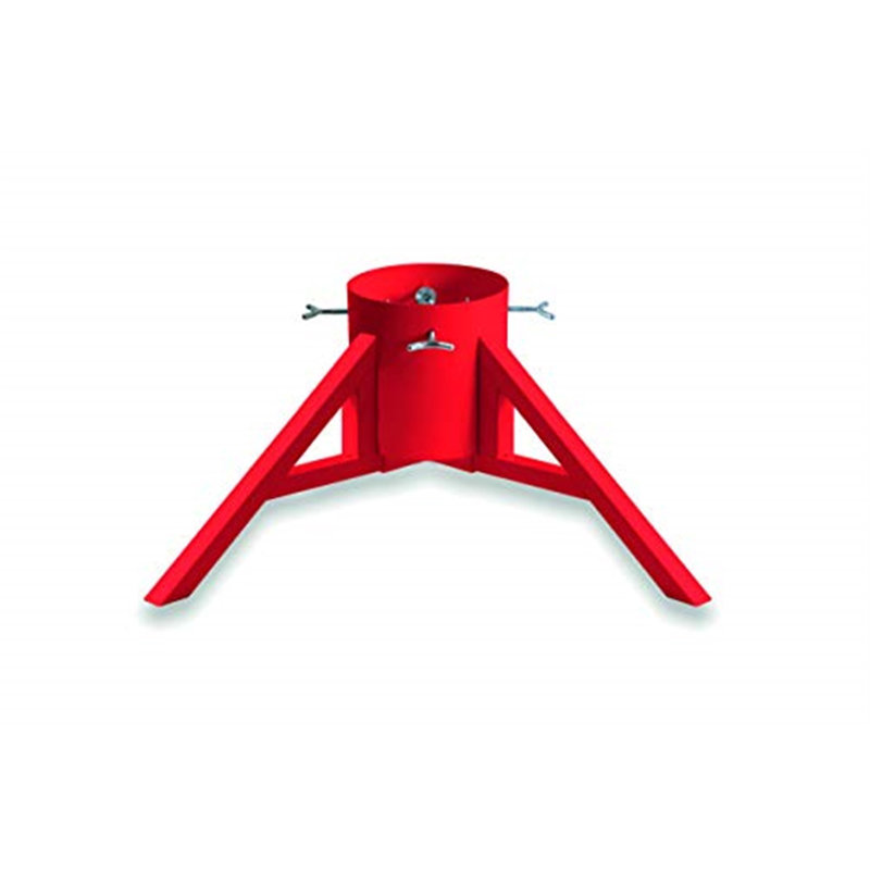 Geometric Christmas Live Tree Stand, Red