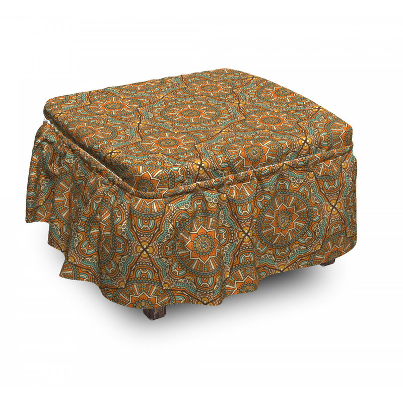 Housse pour repose-pieds boho marocain star