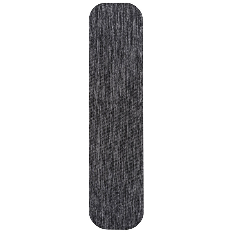 Tapis intérieur / extérieur gris foncé Montalvo, Nouveauté 2 pi x 8 pi