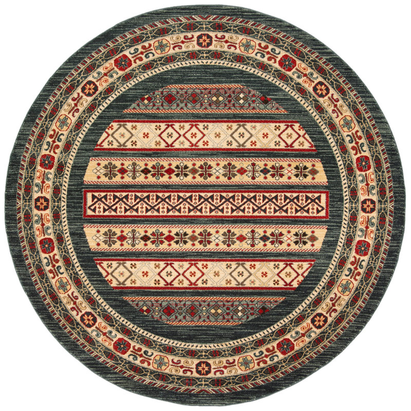 Pennypacker Performance Oriental Rug, Round 6'7"