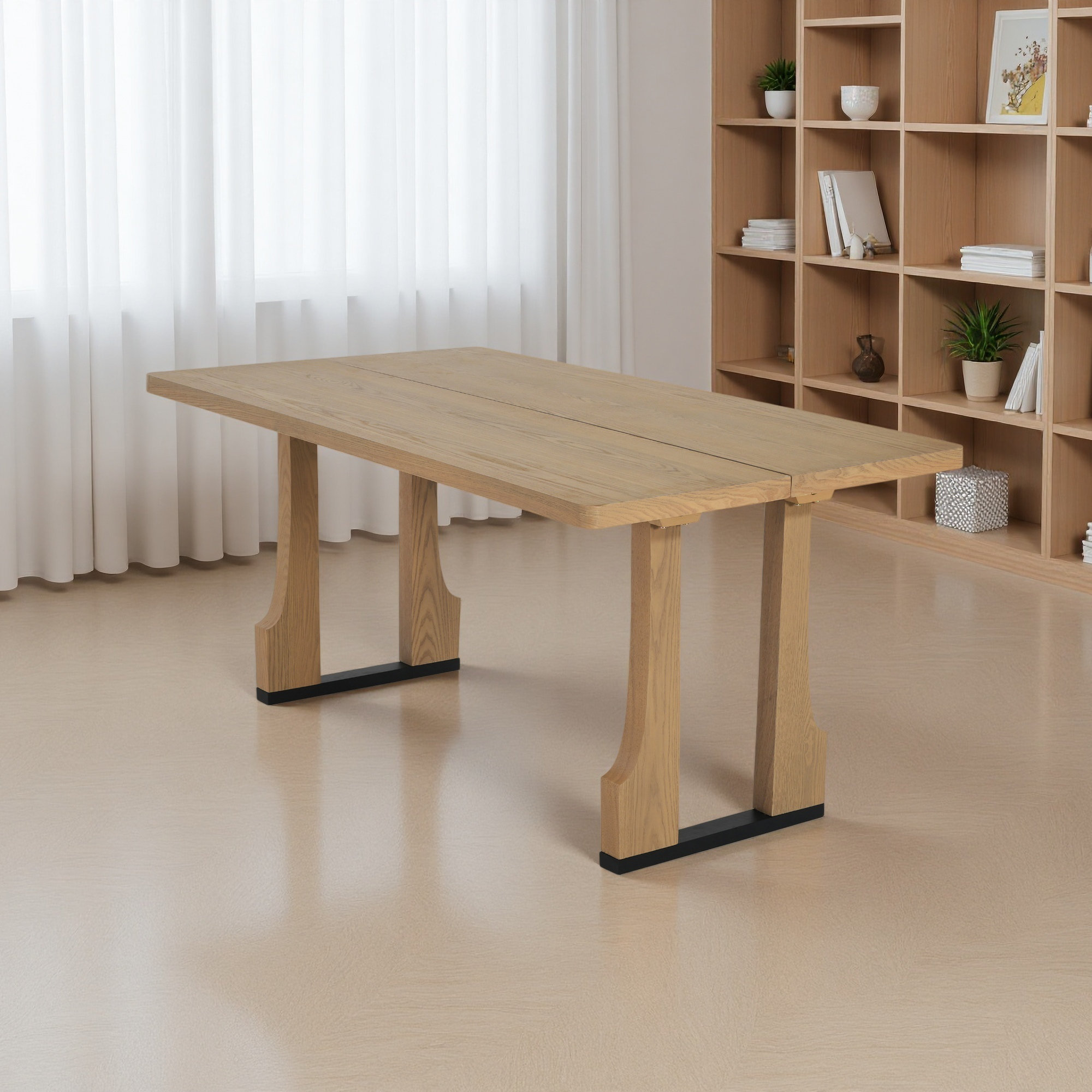 George Oliver 63" Rectangular Dining Table | Wayfair