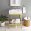 Meuble-lavabo en acier inoxydable 26 po Kingsley-1279521614